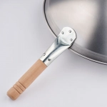 Patelnia wok, stal polerowana, Ø 400 mm
